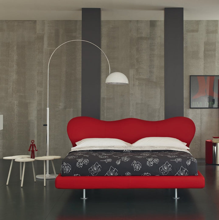 Coupé Arched Floor Lamp - Oluce - Floor Lamps - Black - HORNE