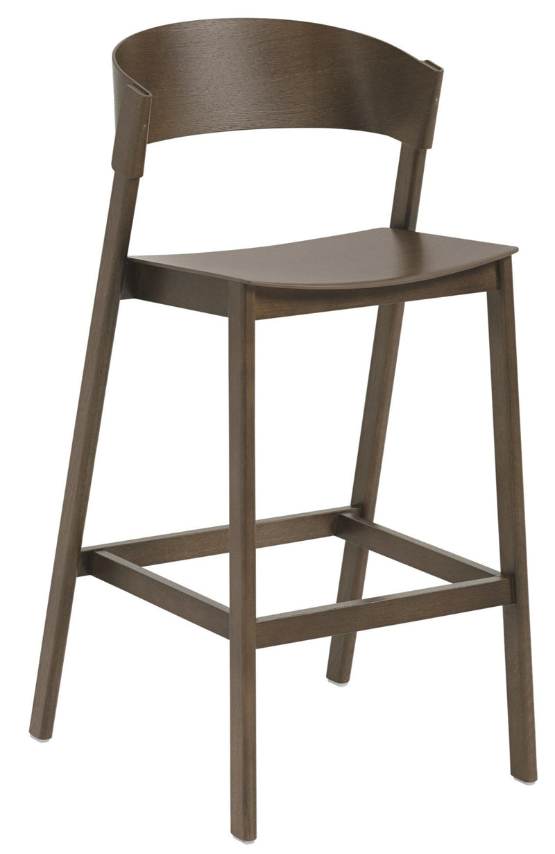 Cover Bar & Counter Stool - Muuto - Stools + Benches + Ottomans - Counter Height - Black - HORNE