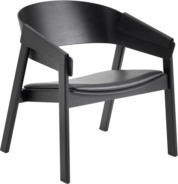 Cover Lounge Chair - Muuto - Chairs - Refine Leather Black/Black - HORNE