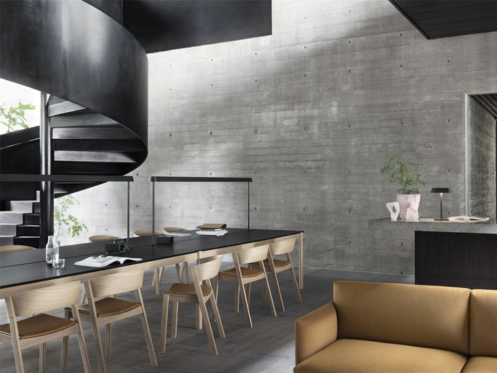 Cover Side Chair - Muuto - Chairs - Refine Leather Stone/Dark Beige - HORNE