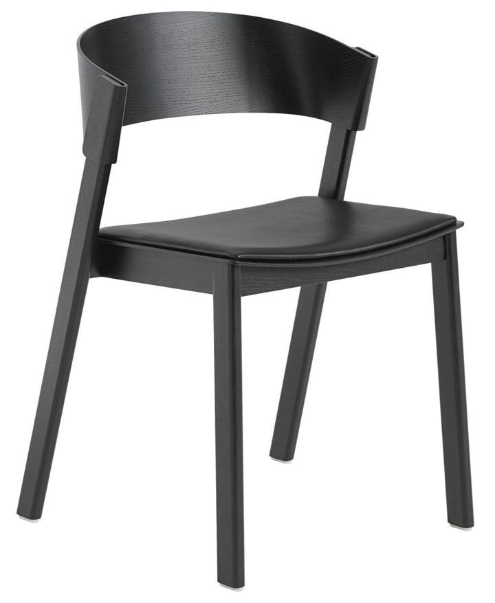 Cover Side Chair - Muuto - Chairs - Refine Leather Black/Black - HORNE