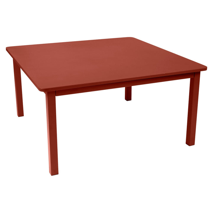 Craft Table - 56" x 56" - Fermob - Outdoor Furniture - Red Ochre - HORNE