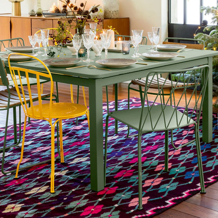 Craft Table - 56" x 56" - Fermob - Outdoor Furniture - Willow Green - HORNE