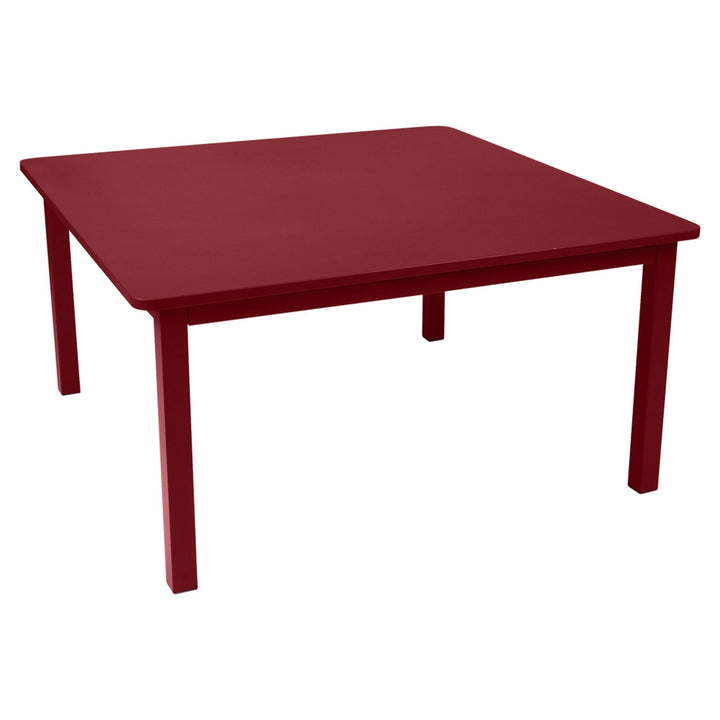 Craft Table - 56" x 56" - Fermob - Outdoor Furniture - Chili Red - HORNE