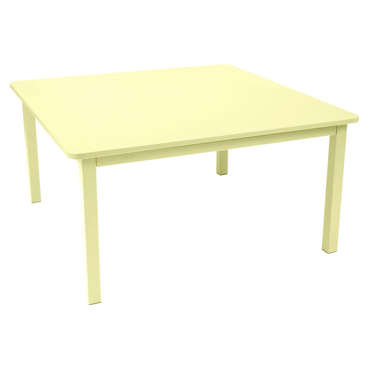 Craft Table - 56" x 56" - Fermob - Outdoor Furniture - Frosted Lemon - HORNE
