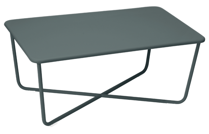 Croisette Low Table - Fermob - Outdoor Furniture - Storm Grey - HORNE