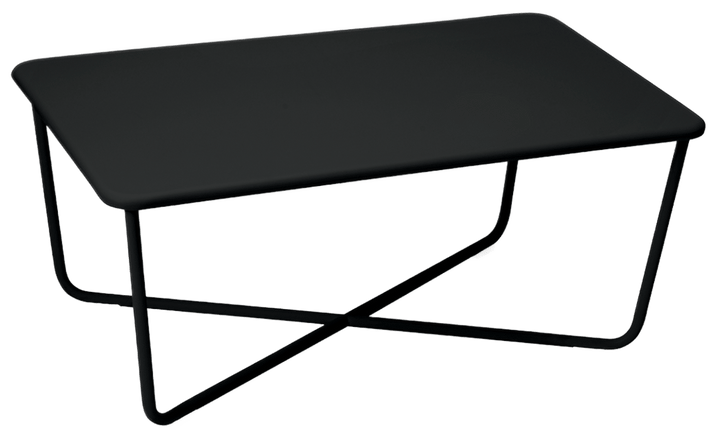 Croisette Low Table - Fermob - Outdoor Furniture - Liquorice - HORNE