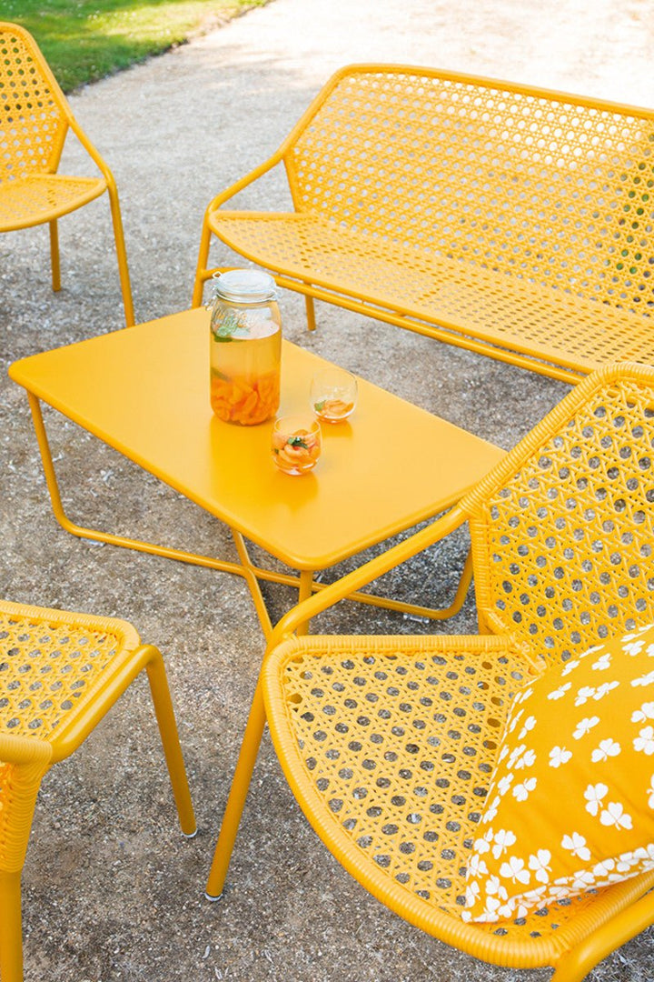 Croisette Low Table - Fermob - Outdoor Furniture - Lapilli Grey - HORNE
