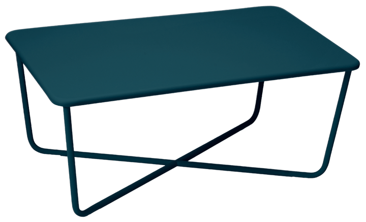 Croisette Low Table - Fermob - Outdoor Furniture - Acapulco Blue - HORNE