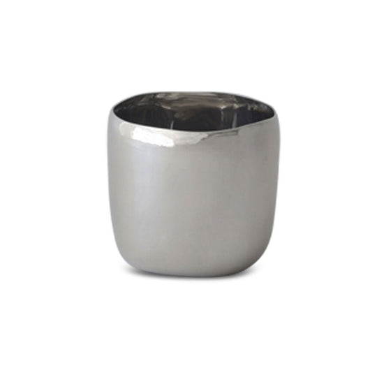 Cuadrado Small Vessel in Stainless Steel - Tina Frey - Art + Objects - HORNE