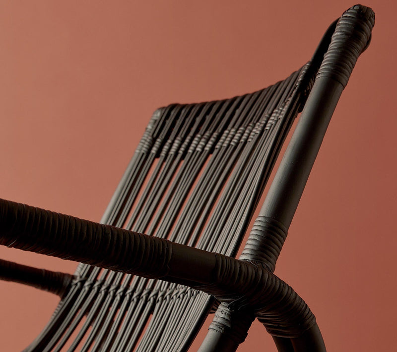 Curve Indoor Lounge Chair - Cane Line - Chairs - Black - HORNE