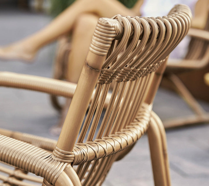 Curve Outdoor Lounge Chair - Cane Line - Outdoor Furniture - Lava Grey - HORNE