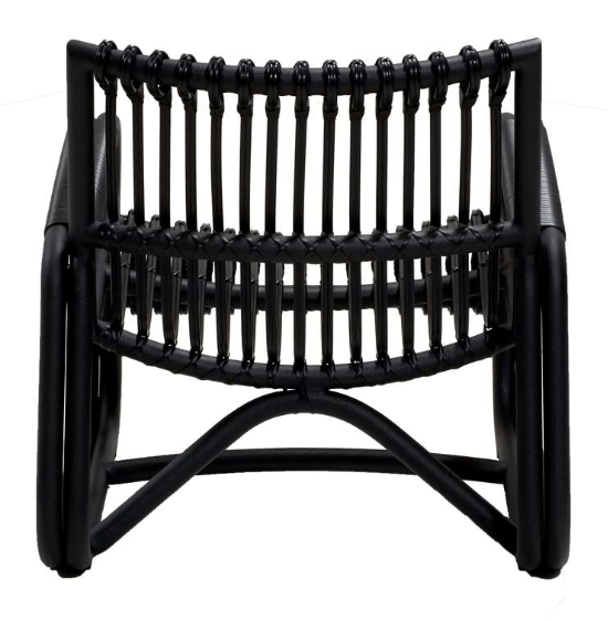 Curve Outdoor Lounge Chair - Cane Line - Outdoor Furniture - Lava Grey - HORNE