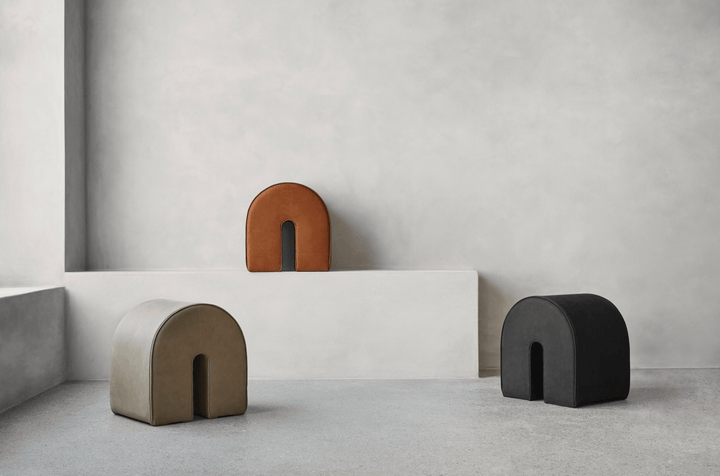 Curved Pouf - HORNE