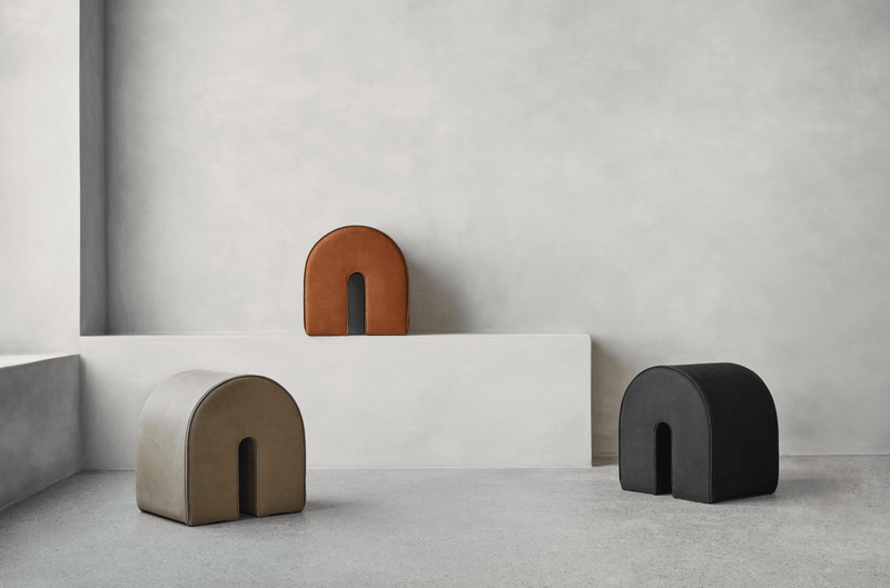 Curved Pouf - HORNE