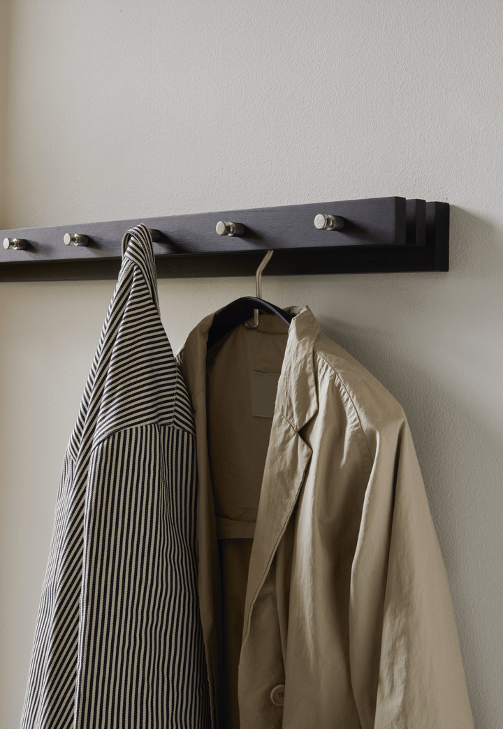 Cutter Coat Rack - 41" - Skagerak by Fritz Hansen - Coat + Key Racks - Oak / Black - HORNE