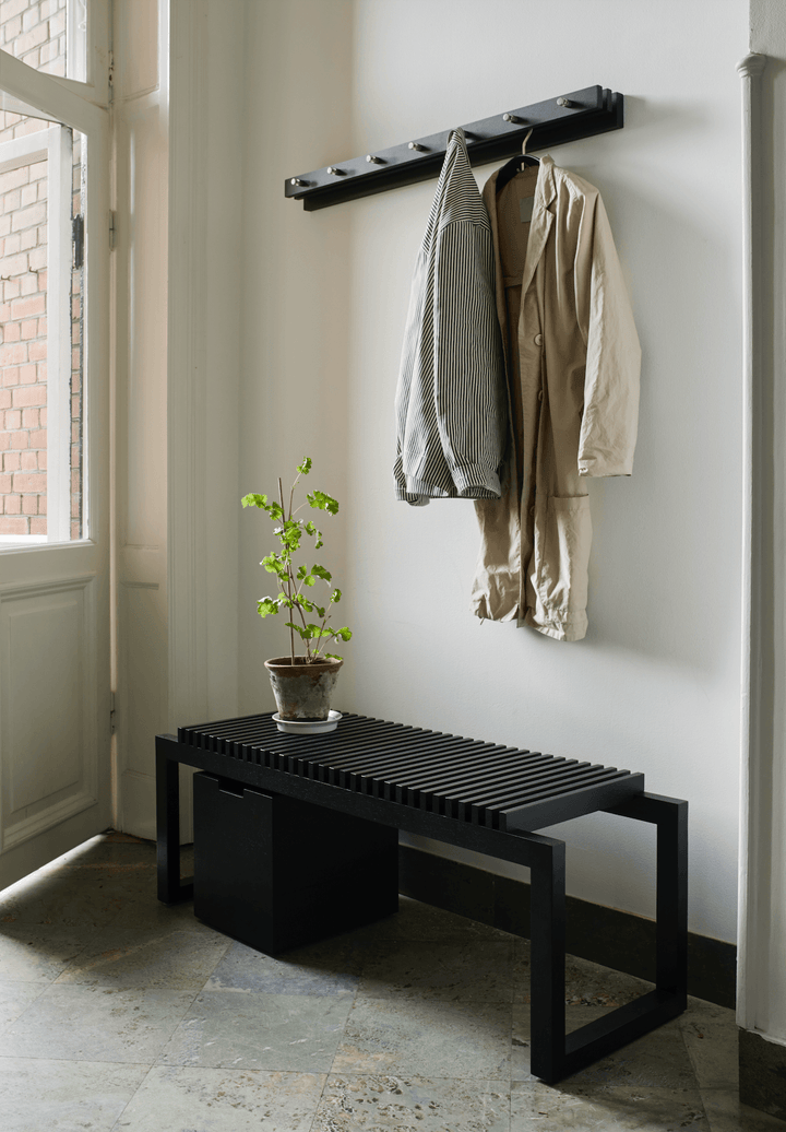 Cutter Coat Rack - 41" - Skagerak by Fritz Hansen - Coat + Key Racks - Oak / Black - HORNE