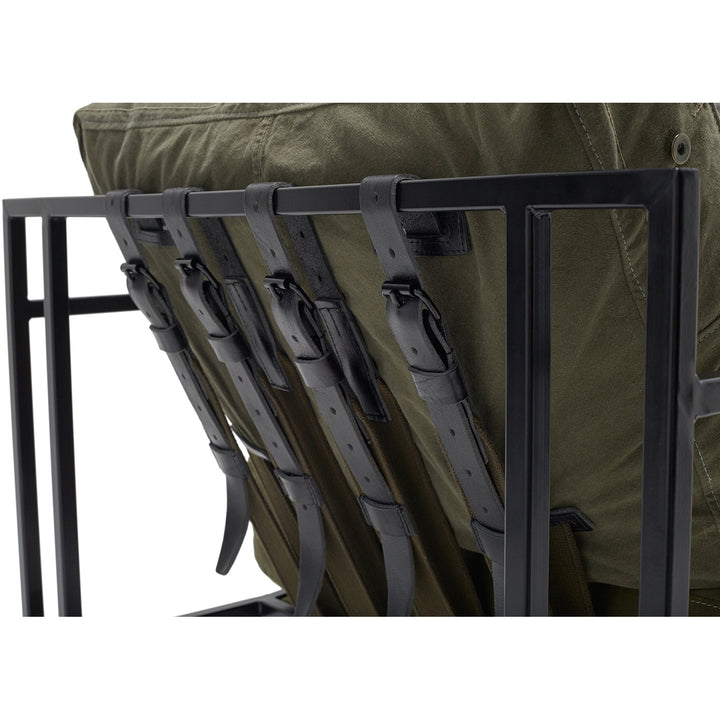 Inheritance Armchair - Military Canvas