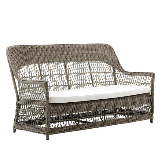 Dawn 3 - Seater Sofa - Exterior - Sika Design - Outdoor Furniture - Antique - Tempotest Canvas White - HORNE