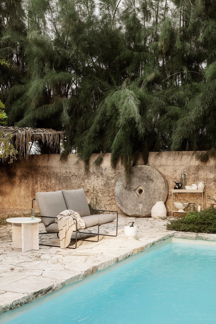 Desert Sofa 2 - Seater - Ferm Living - Sofas - Black/ Chocolate - HORNE