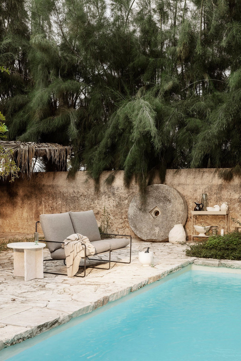 Desert Sofa 2 - Seater - Ferm Living - Sofas - Black/ Chocolate - HORNE