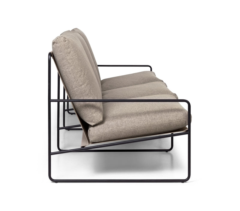 Desert Sofa 3 - Seater - Ferm Living - Sofas - Black/ Chocolate - HORNE