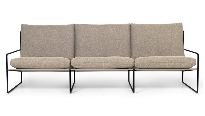 Desert Sofa 3 - Seater - Ferm Living - Sofas - Black/ Chocolate - HORNE