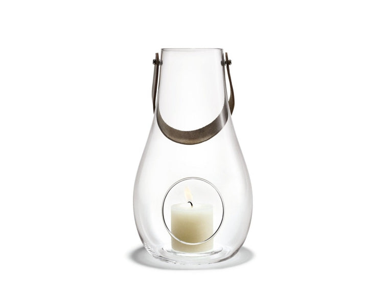 Design with Light Lantern - Clear - Holmegaard - Candle Holders - 11.4" - HORNE