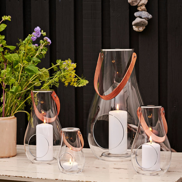 Design with Light Lantern - Clear - Holmegaard - Candle Holders - 11.4" - HORNE