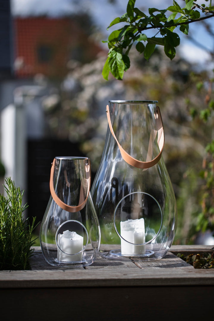 Design with Light Lantern - Clear - Holmegaard - Candle Holders - 11.4" - HORNE