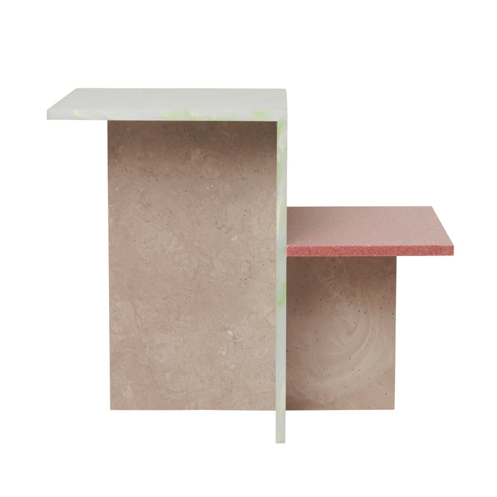 Distinct Ferm Living  Side Table - Ferm Living Side Tables  - Dark Brown Travertine - HORNE