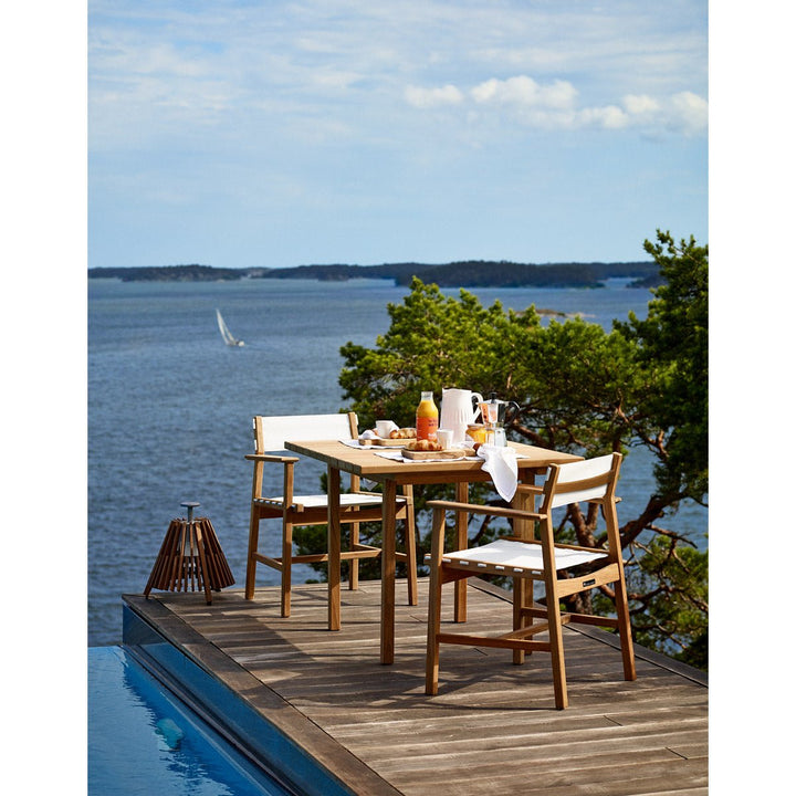 Djuro Dining Chair - Teak & Fabric