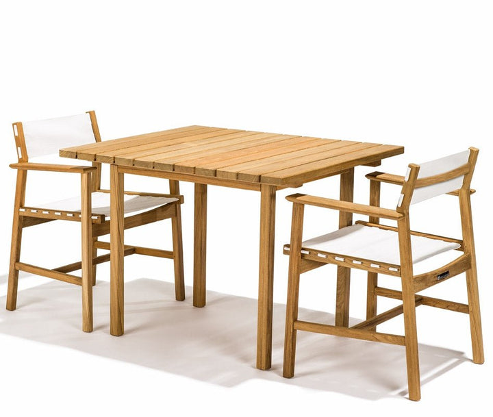 Djuro Dining Chair - Teak & Fabric