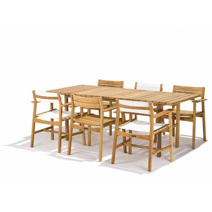 Djuro Dining Chair - Teak & Fabric