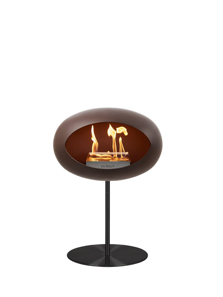 Dome - Steel Low - Le Feu - Fire Pits + Grills - Mocca Dome - Black Pole - Black Plate - HORNE