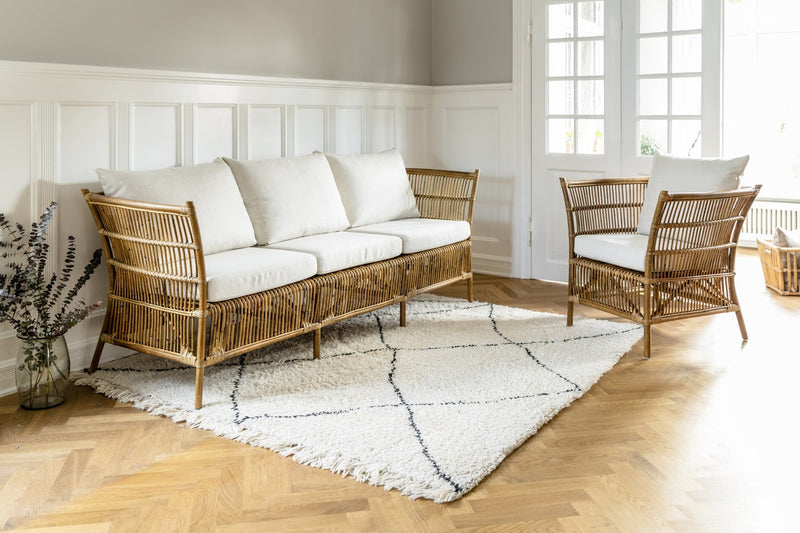 Donatello Chair - Sika Design - Chairs - Antique - Sunbrella Sailcloth Seagull - HORNE