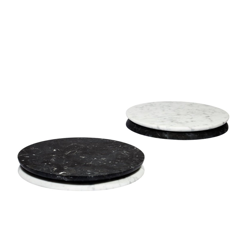 Doppio Round Cutting Block - Marble
