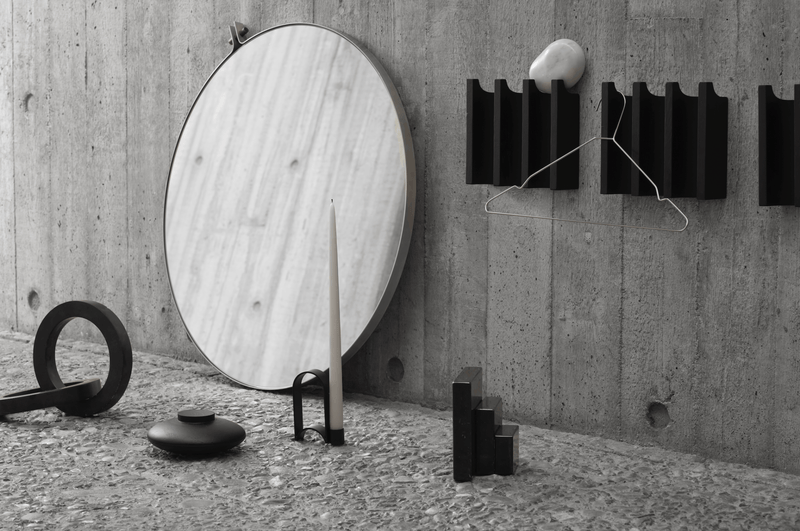Dowel Mirror - Round - HORNE