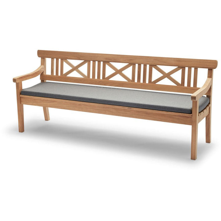 Drachmann Bench Cushion - Skagerak by Fritz Hansen - Outdoor Furniture - 80" - Charcoal - HORNE