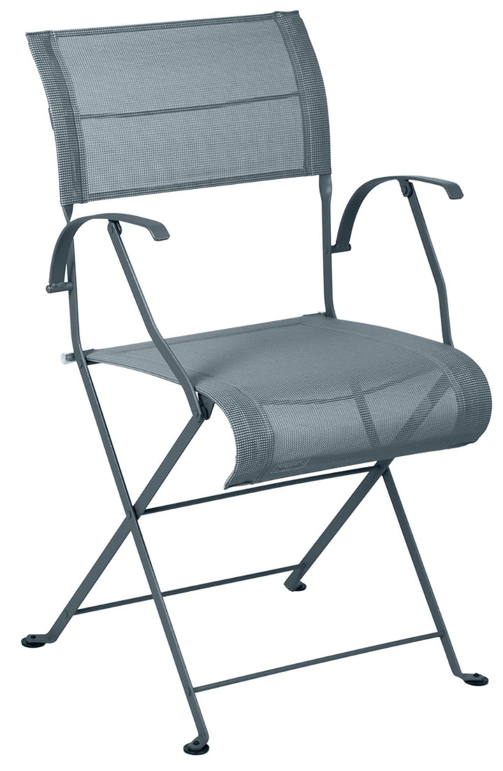 Dune Armchair - Stereo Fabric - Set of 2 - Fermob - Outdoor Furniture - Storm Grey - HORNE
