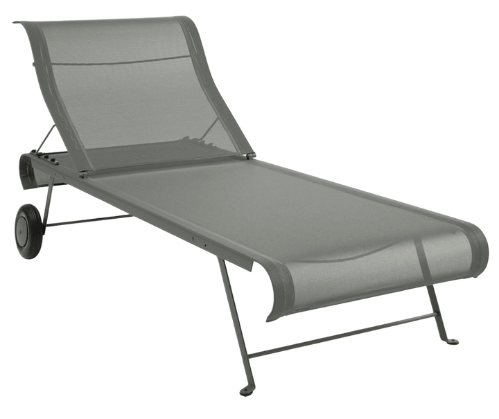 Dune Sunlounger - Stereo Fabric - Fermob - Outdoor Furniture - Rosemary - HORNE