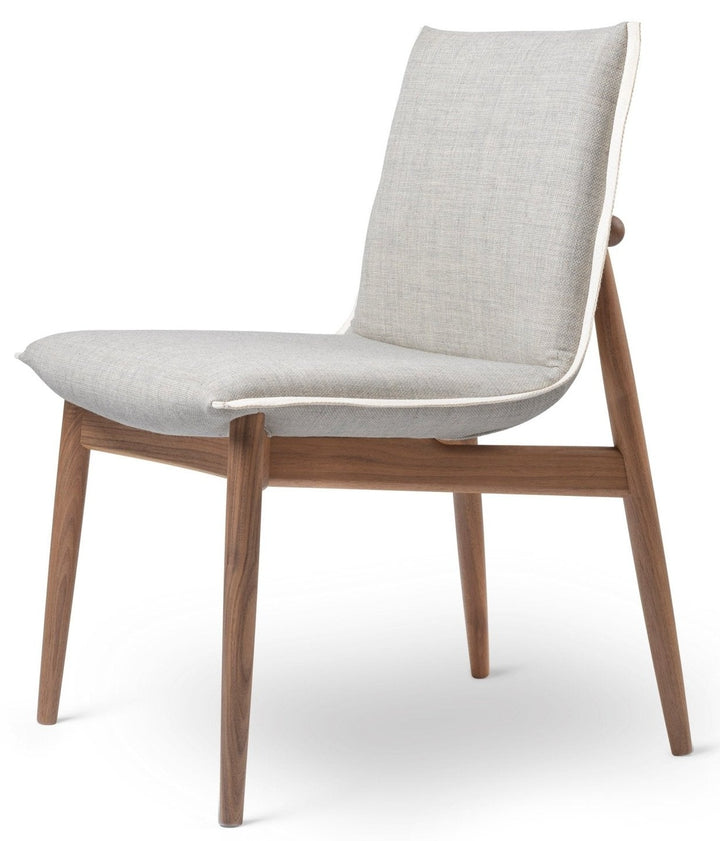 E004 Embrace Chair - Carl Hansen & Son - Chairs - Oiled Walnut/Clara 144 Fabric - HORNE