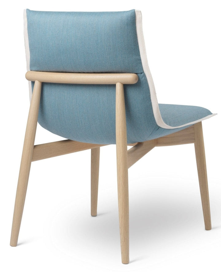 E004 Embrace Chair - Carl Hansen & Son - Chairs - White Oiled Oak/Mood 3103 Fabric - HORNE