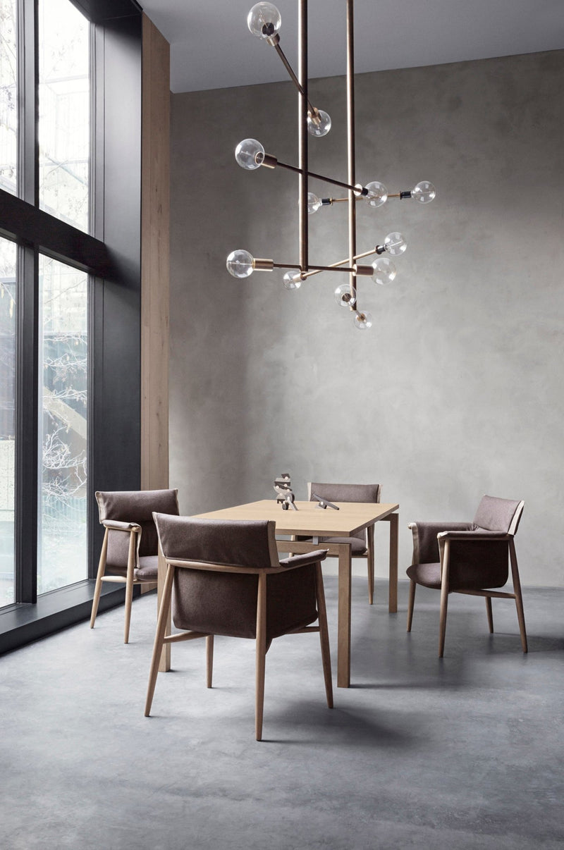 E005 Embrace Armchair - Carl Hansen & Son - Chairs - Oiled Oak/Sif 95 Leather - HORNE