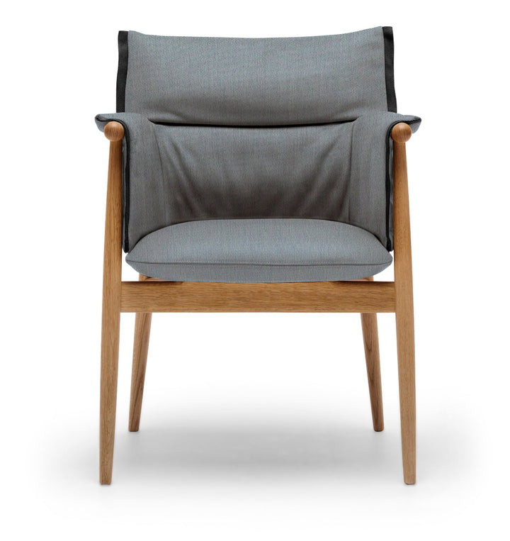 E005 Embrace Armchair - Carl Hansen & Son - Chairs - Oiled Oak/Hallingdal 130 Fabric - HORNE