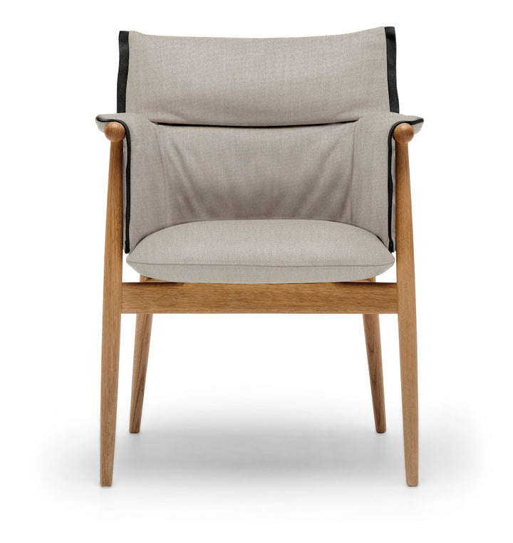 E005 Embrace Armchair - Carl Hansen & Son - Chairs - Oiled Oak/Molly 114 Fabric - HORNE