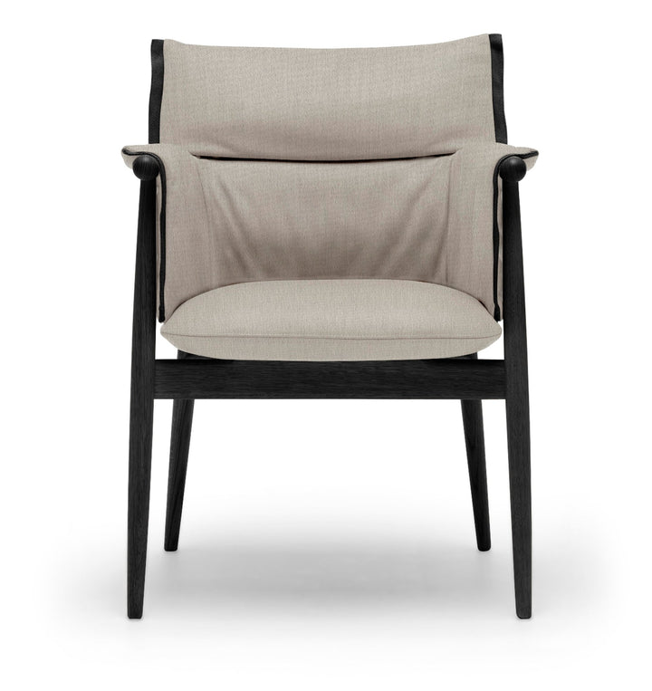 E005 Embrace Armchair - Carl Hansen & Son - Chairs - Black Oak/Molly 114 Fabric - HORNE