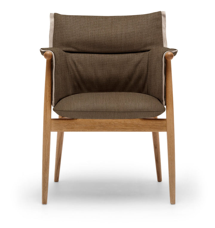 E005 Embrace Armchair - Carl Hansen & Son - Chairs - Oiled Oak/Hallingdal 227 Fabric - HORNE