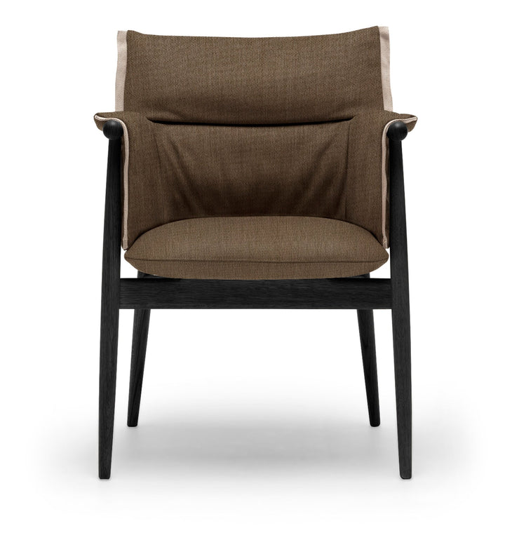 E005 Embrace Armchair - Carl Hansen & Son - Chairs - Black Oak/Hallingdal 227 Fabric - HORNE