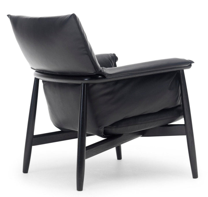 E015 Embrace Lounge Chair - Carl Hansen & Son - Chairs - Black Oak/Sif 98 Leather - HORNE